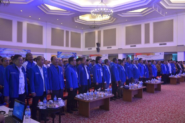Berlangsungnya kegiatan Muswil PAN ke V baru-baru ini.